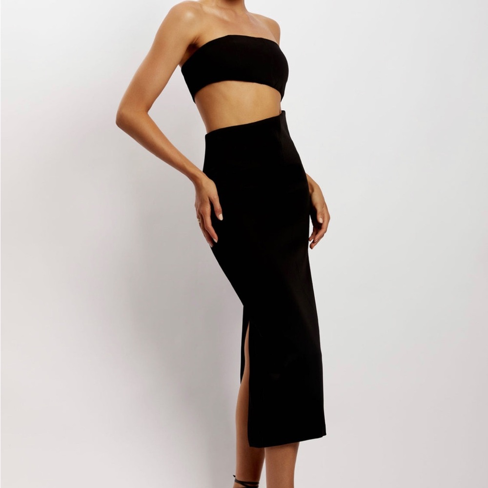 Cut out midi dress black NWT /MESHKI